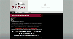 Desktop Screenshot of gycars.co.uk