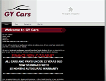 Tablet Screenshot of gycars.co.uk